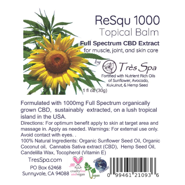 ReSqu Balm by Tres Spa