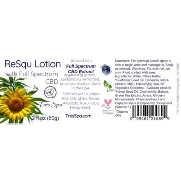 ReSqu Lotion by Tres Spa